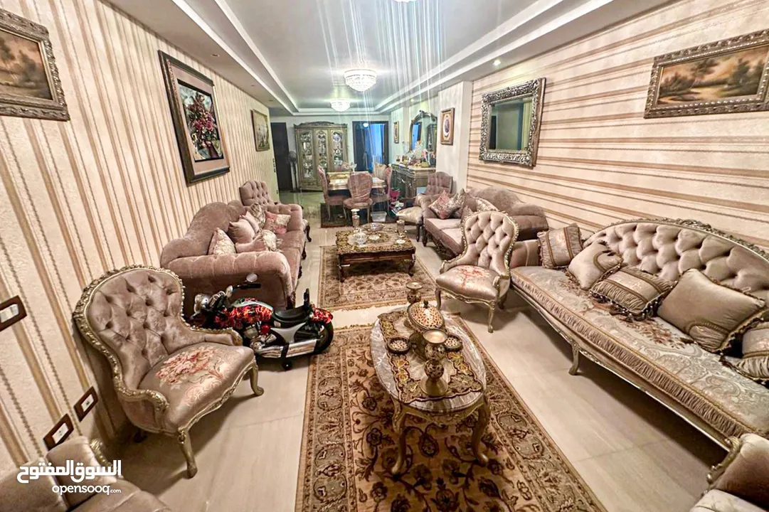 شقة ايجار في سيدي بشر في عمارة براند- 128 متر –  – علي شارع العيسوي   -    8000ج