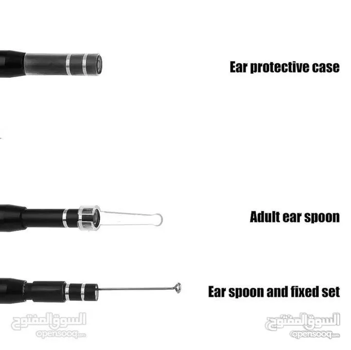 كاميرا تنظيف الاذن مع ادوات خاصه