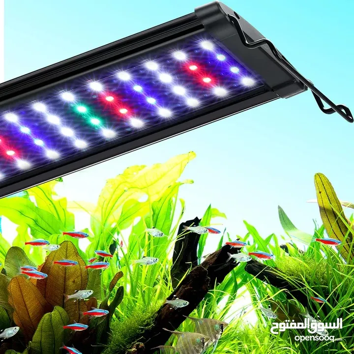 AQQA fish tank light,  إنارة حوض سمك نهري و نباتي