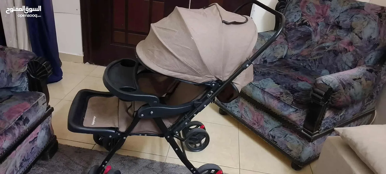 عرباية شارع مستعملة شهر فقط شبه جديدة