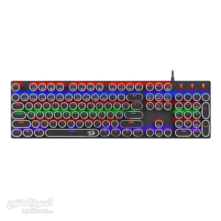كيبورد ريدراجون ميكانيكي RedRagon K228 Mechanical Keyboard 104 Keys RGB Backlit