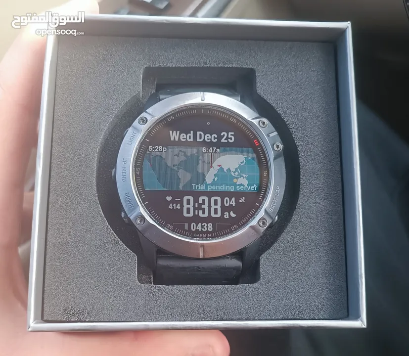 فرصة ... جارمن فينيكس Garmin fenix 6X sapphire نظيفة جدا كالجديدة بدون خدوش