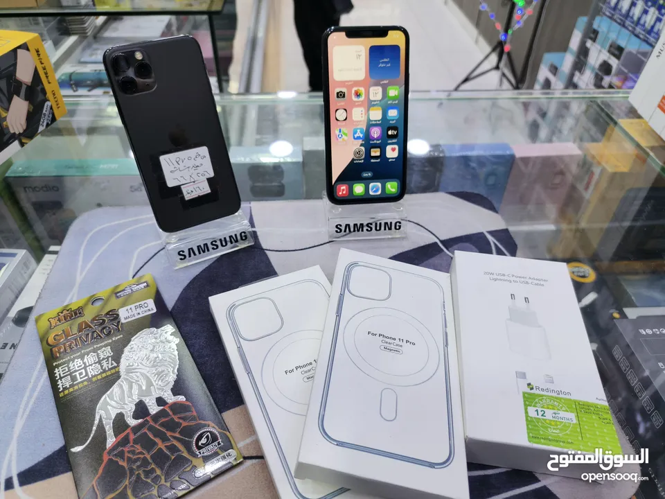 تفاح الاصلي عناا Iphone 11 pro جيجا 64 بطارية 72 مش مفتوح فحص الحبه معها بكج هدية متوفر توصيل