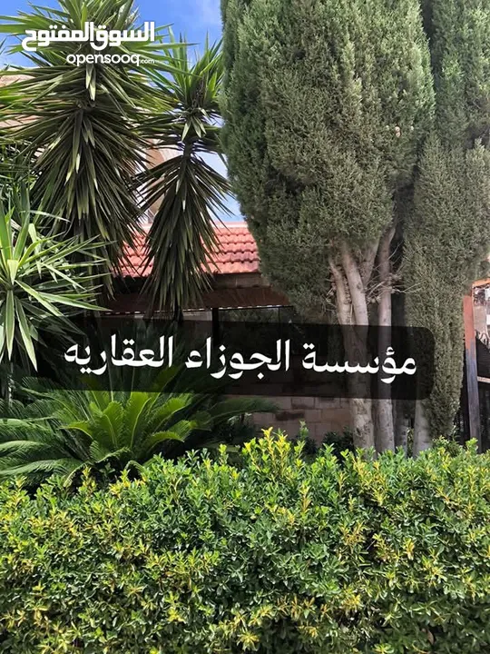 بيت مستقل فارغ للايجار في منطقة الزهور مساحة 250 متر داخلي مع حديقة 300 متر