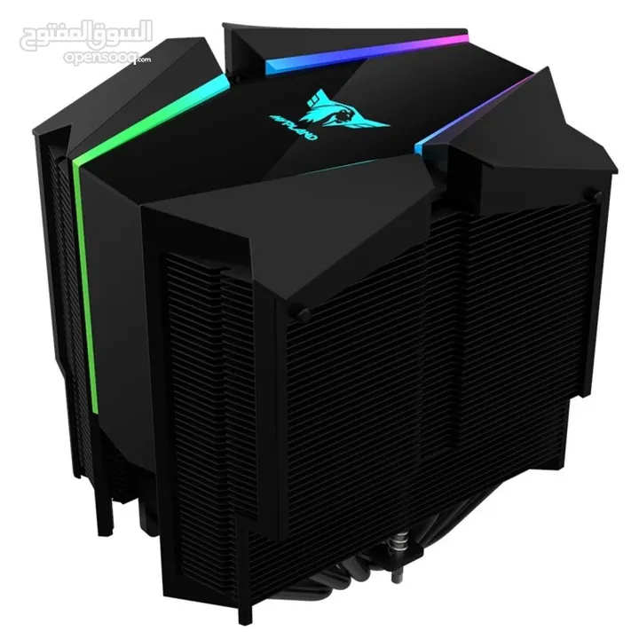 HuntKey MVP 620i Dual Tower CPU Cooler RGB / مروحة تبريد مع إضاءة