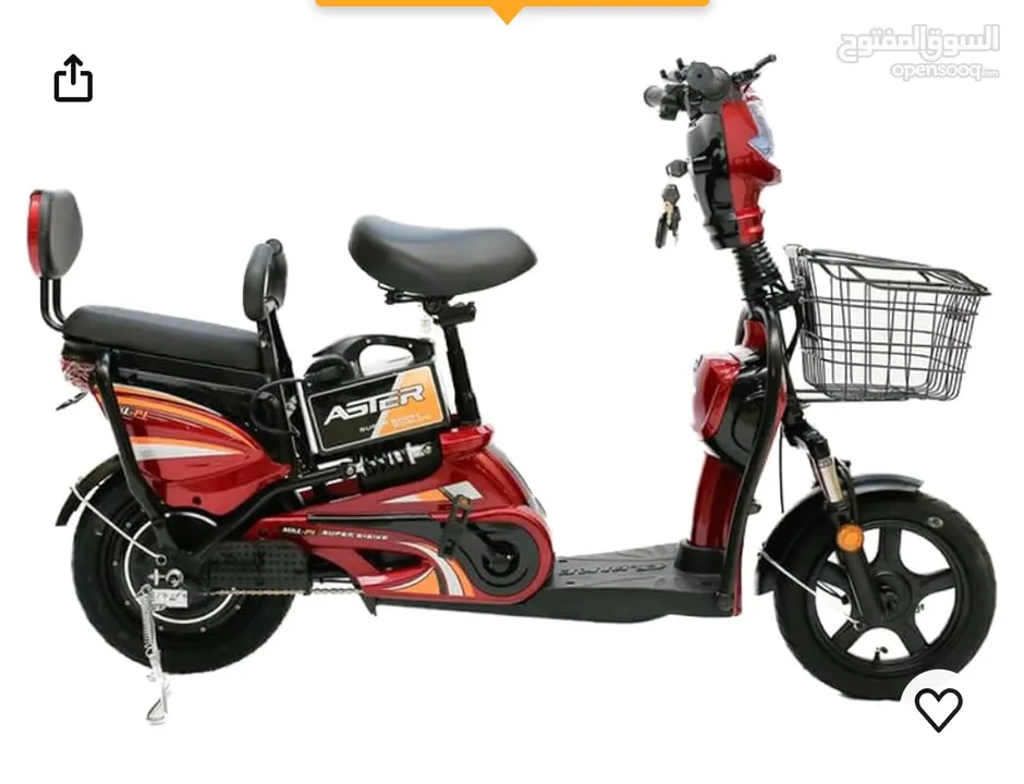 سكوتر كهربائي نظيف نفس الي في الصورة Clean electric scooter, same as in the picture