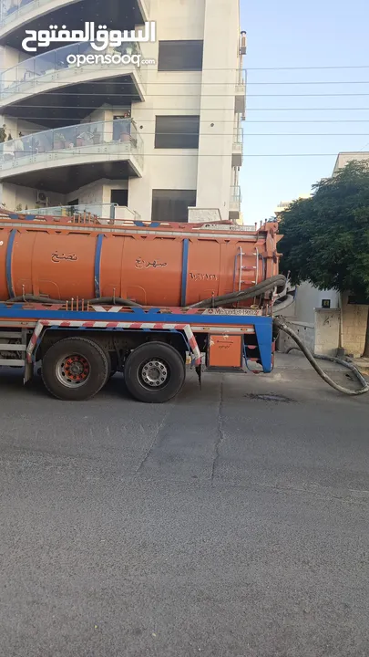 صهريج نضح سحب جوار امتصاصيه في عمان