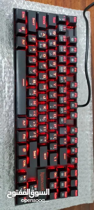 redragon k552 kumara red led - red switch