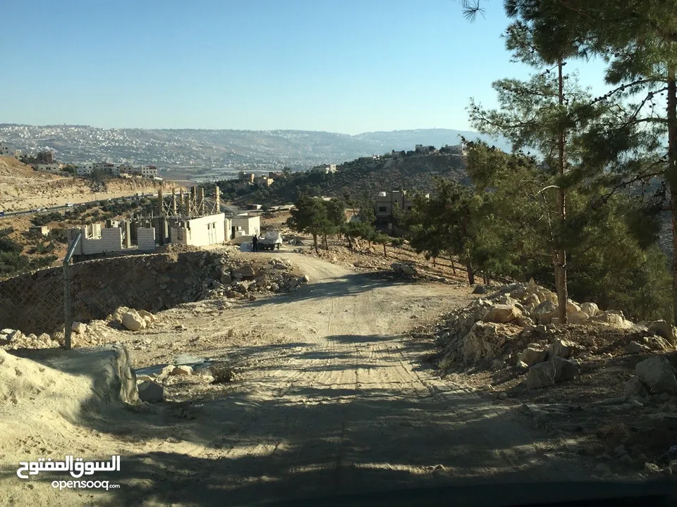 ارض للبيع  عمان شارع الاردن تقاطع شارع الاردن مع شارع عمان-جرش  الرئيسي ملاصقه لغابات وصفي التل