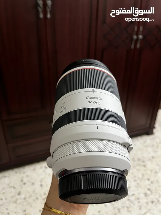 Canon EOS R كاميرا RF 70-200 عدسه  استخدام اسبوعين شبه جديد سعر لقطه ناااار