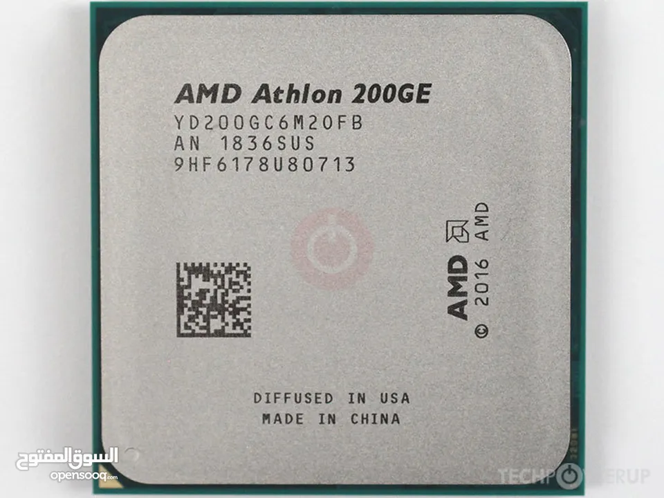 معالج amd athlon 200ge مع مروحته مستعمل