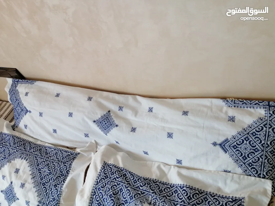 تغطية السرير (الطرز الفاسي) مغربية أصيلة