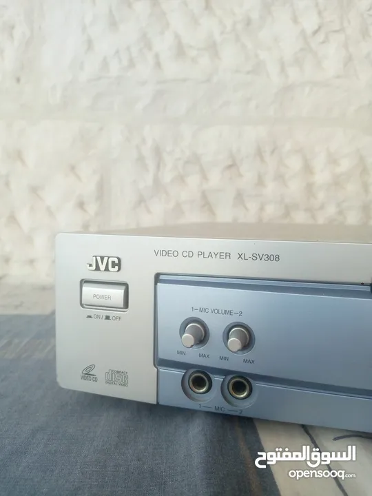 ريسيفر JVC ومشغل أقراص CD مع ريموته وأسلاكه للبيع للمستعجل، كل التفاصيل بالوصف ...