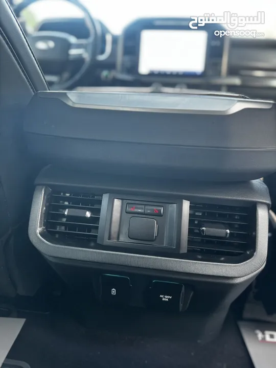 ford f150 platinum 2022 hybrid 3500 cc powerboost  بلاتينيوم لون كحلي و داخلية مميزة لون كاميل