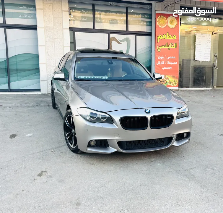 BMW520i f10 سيارة  للبيع  موديل 2014 بسبب التبديل