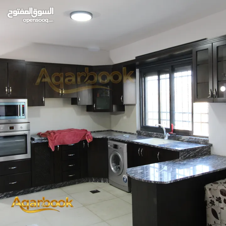 شقة ارضية مفروشة للايجار بالقرب من دوار نبيل عمرو