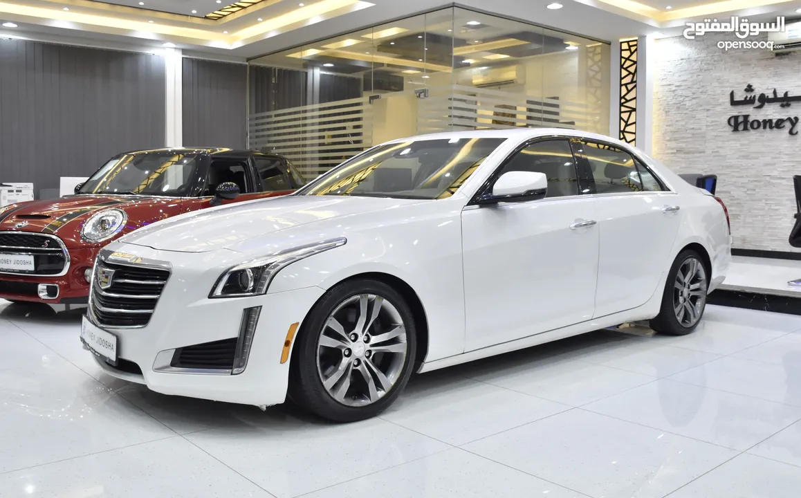 Cadillac CTS 3.6 ( 2016 Model ) in White Color GCC Specs