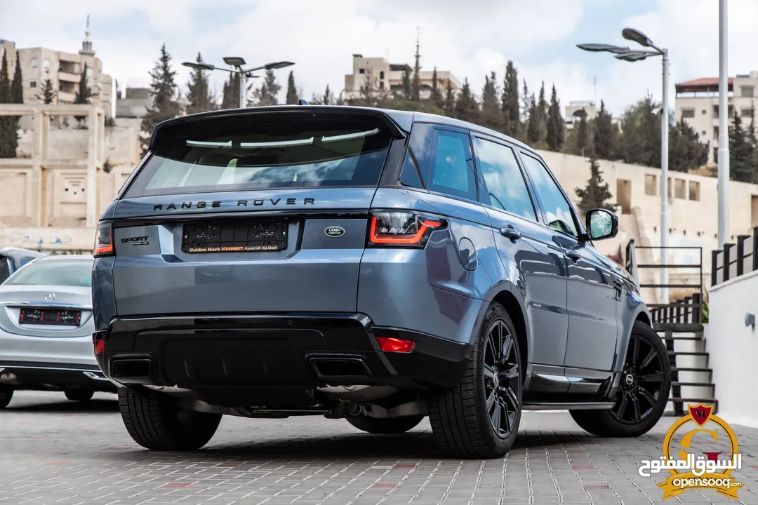 Range Rover Sport 2021 Hse Plug in hybrid  Black edition    السيارة وارد المانيا