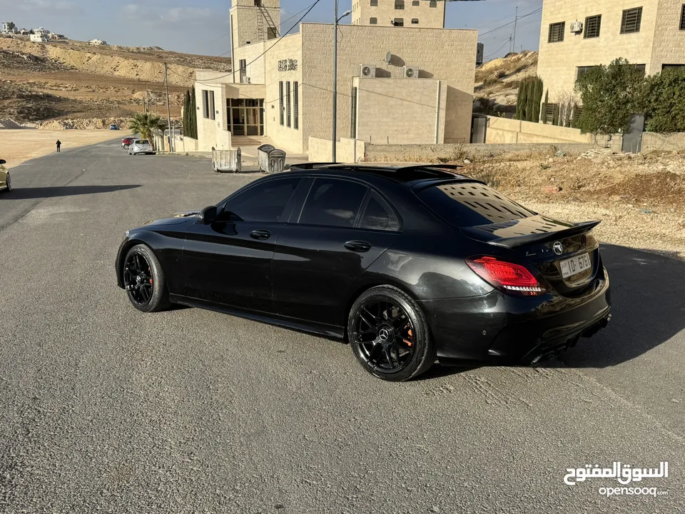 مرسيدس  c200 2019 c63s مواصفات خاصه AMG سبيشال كرت ابيض بلاك اديشن