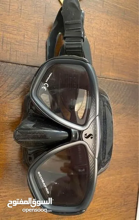 Scubapro diving fins & Dive Mask
