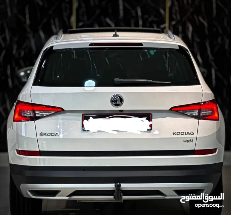 سكودا كودياك ترخيص 2019 مختم بالكامل فل الفل مع فتحة سقف بانوراما