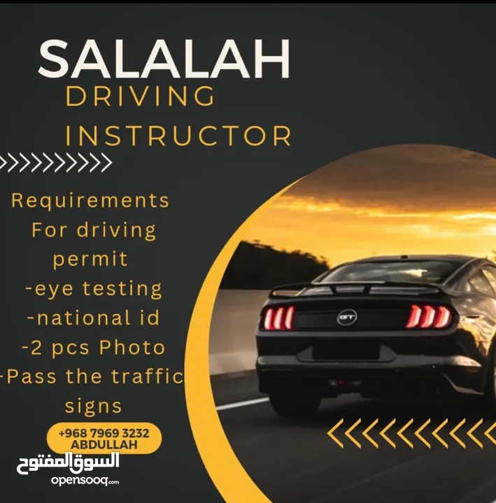 Driving instructor تعليم السياقة