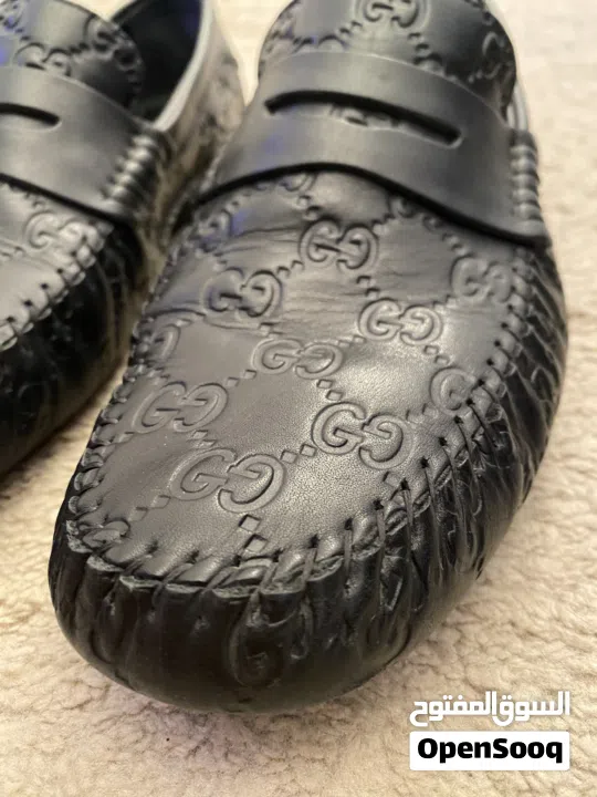GUCCI Signature Driver Loafers- Guccissima leather حداء قوتشى اصلى ...