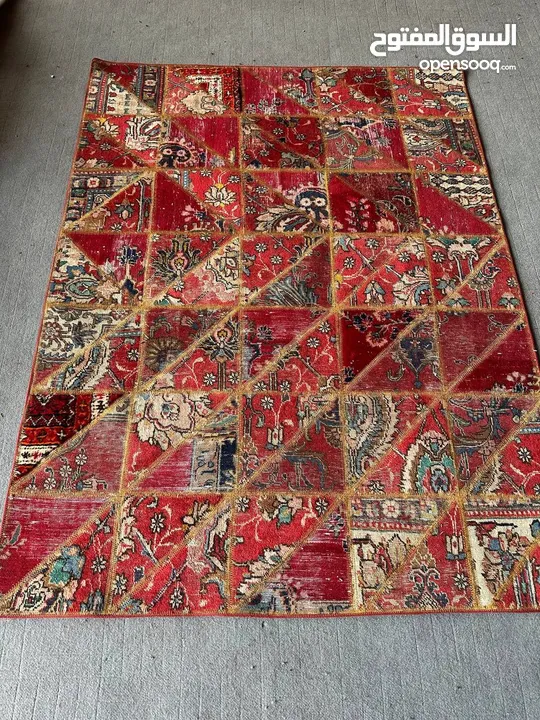 renew antique Persian carpet