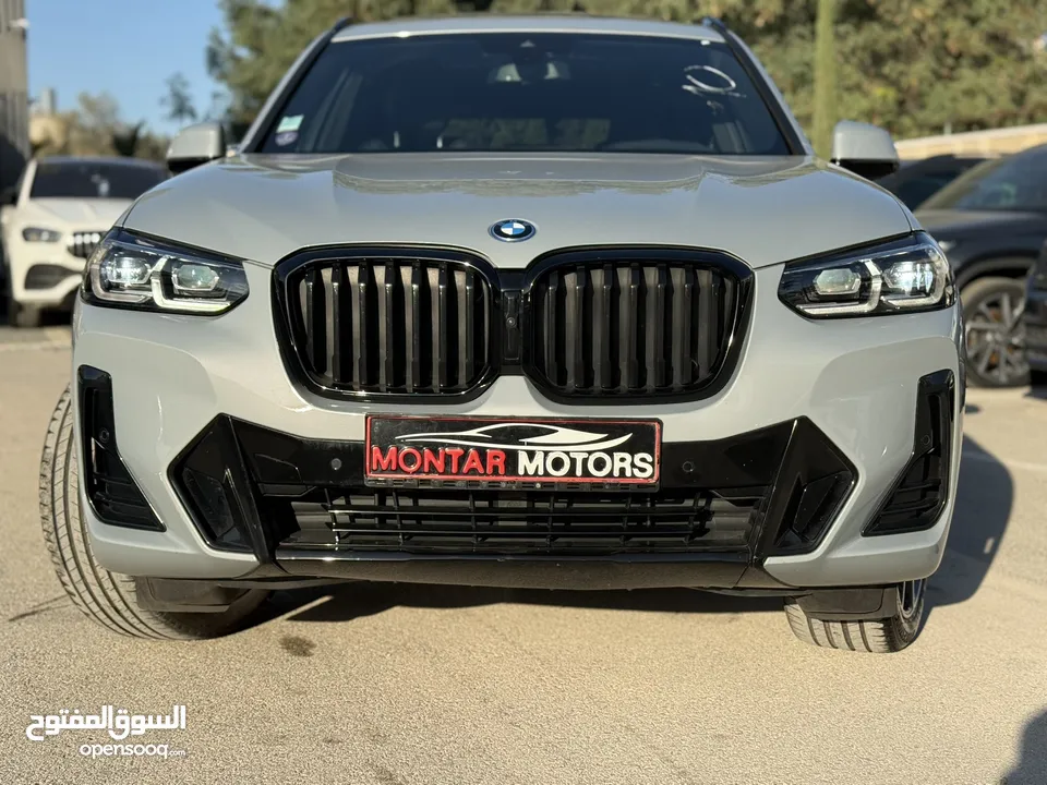 BMW x3 30e ترخيص 2022 ترخيص  محرك 2000 هايبرد plug in/يقطع على الشحنه 30 كيلو متر  293 حصان