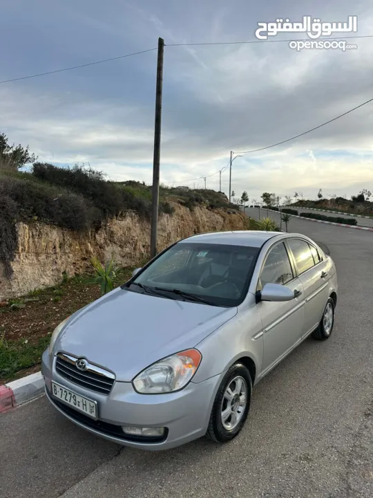 اكسنت بنزين 2008 اوتومات مطور 1400 فحص نظيف تأمين ترخيص لشهر 10 كاااش 31500 نص كاش ونص شيكات ع 34