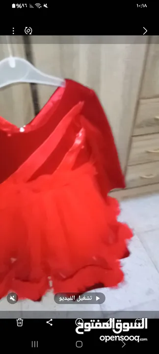 فستان بناتي من عمر سنتين لغايه 4 سنوات بعر مغري وثقيل