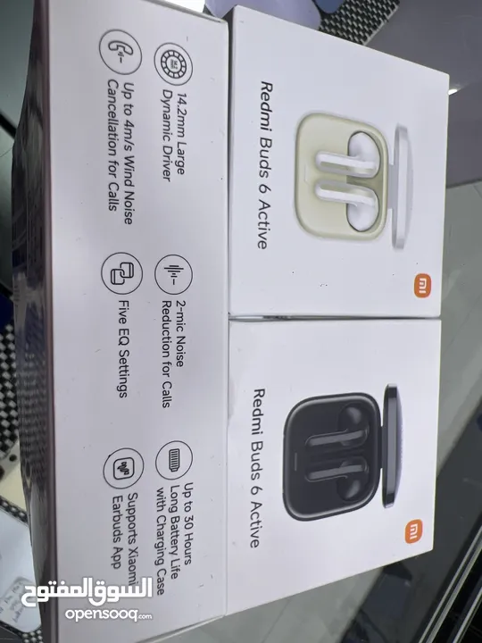 Mi Redmi Buds 6 Active سماعات شاومي الاصلية بودز 6 اكتف الجديدة  l كفائة عالية وسعر اقتصادي للغاية