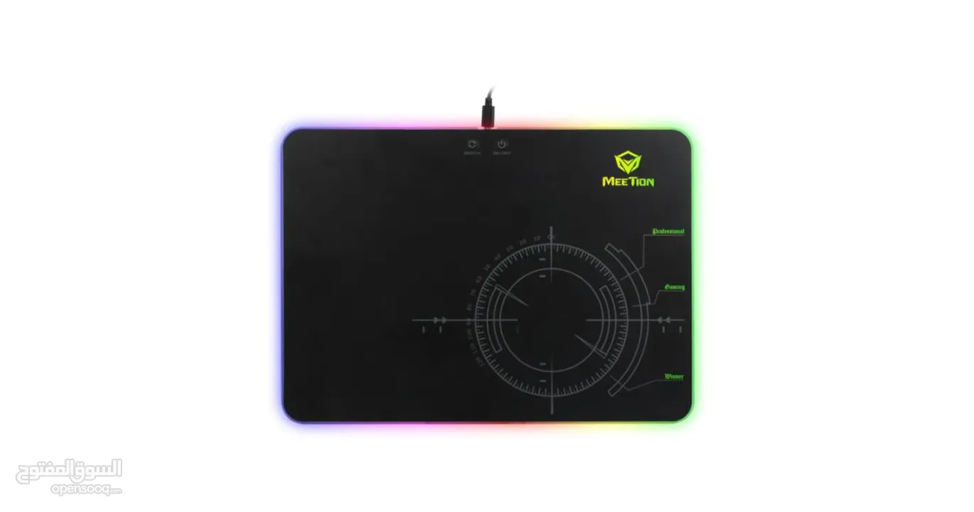 MEETION MT-P010 ماوس باد مضيئة جيمنج