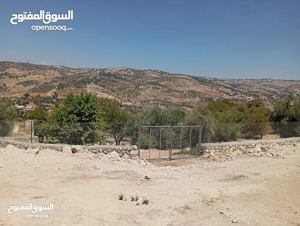 ارض مميزة مطلة ابو السوس غرب عمان عدة قطع في المنطقة.