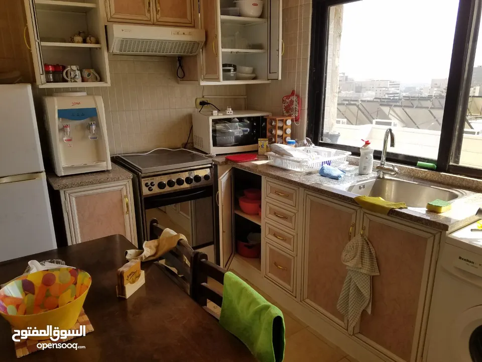 Furnished one-bedroom rooftop in Shmeisani