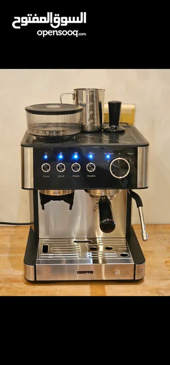 geepas coffee machine with grinder