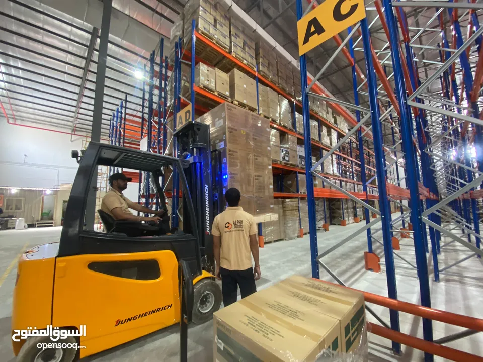 3PL warehouse - تخزين للشركات بالمتر المكعب- شركة الفا للخدمات اللوجستية