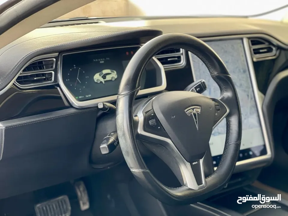 تيسلا موديل Model S فحص كامل كلين تايتل ولا ملاحظة مالك اول 140 الف كيلو فقط