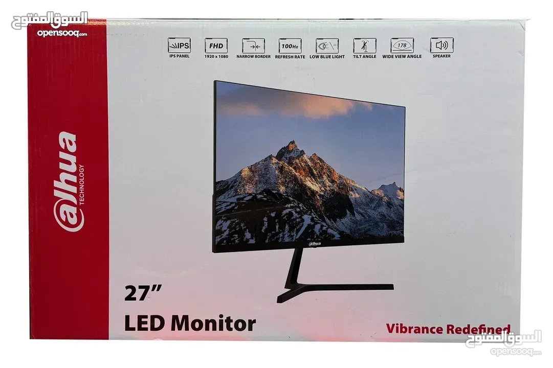 شاشه جيمنج 27 انش فلات 100 هرتز DAHUA 27 INCH 1080P FULL HD 100HZ FLAT GAMING MONITOR