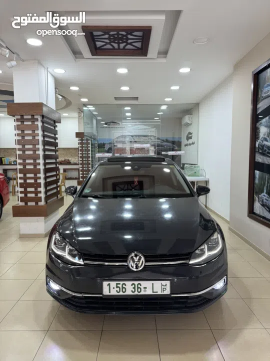 جولف 2019 محرك 1500 بنزين فتحة سقف بانوراما ساعات ديجيتال هوك خلفي ليد وزينون شركة فحص نخب