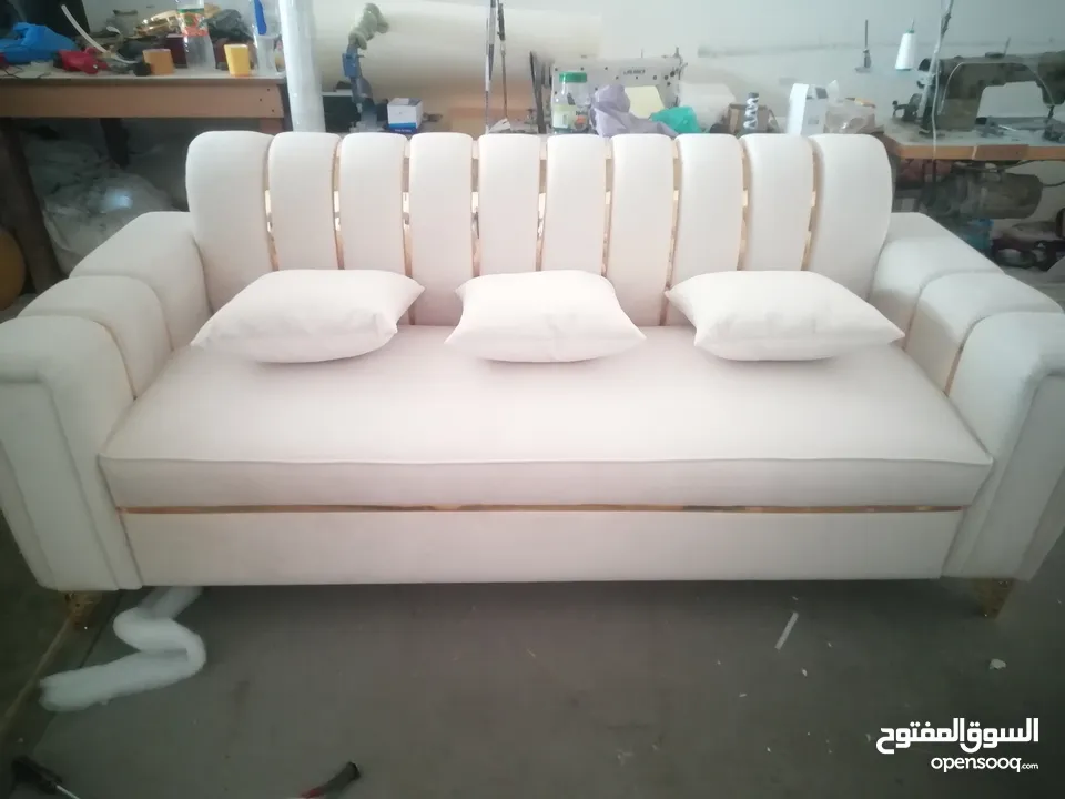 6 seat sofa with table Good quality and brand new