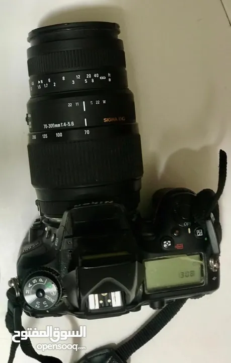 كاميرا نيكون 7100D نضيفه استعمال قليل اقراء الوصف