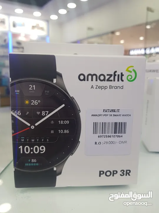 Amazfit Pop 3R AMOLED Bluetooth Calling Smart Watch