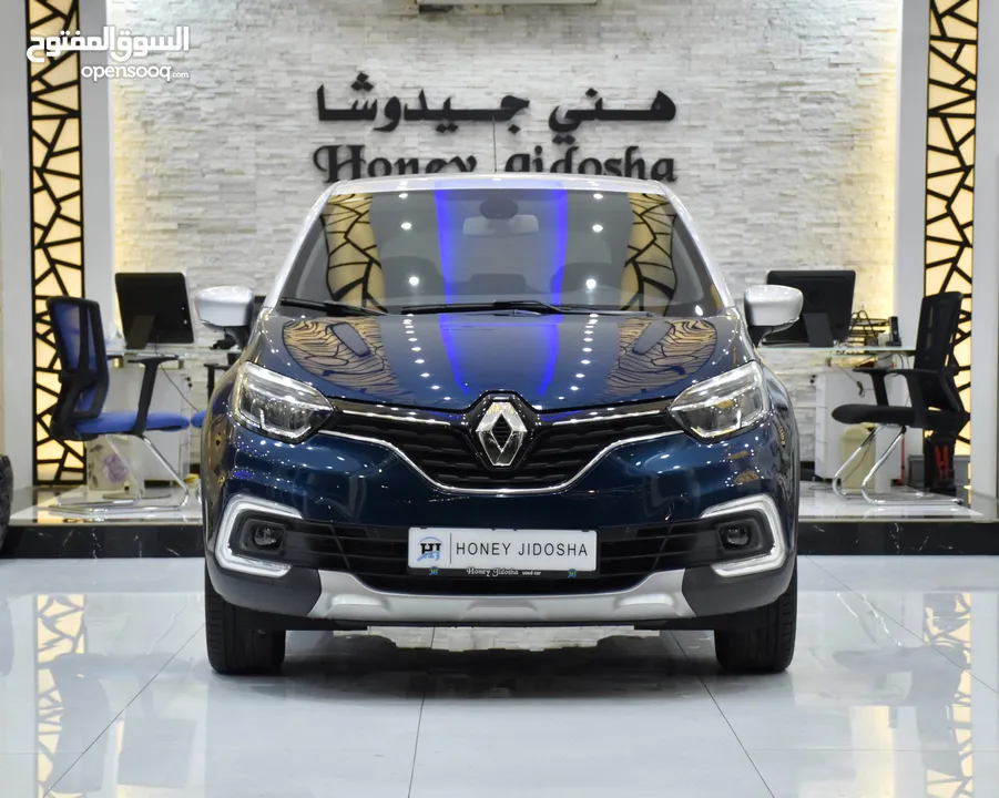 Renault Captur ( 2018 Model ) in Blue & White Color GCC Specs