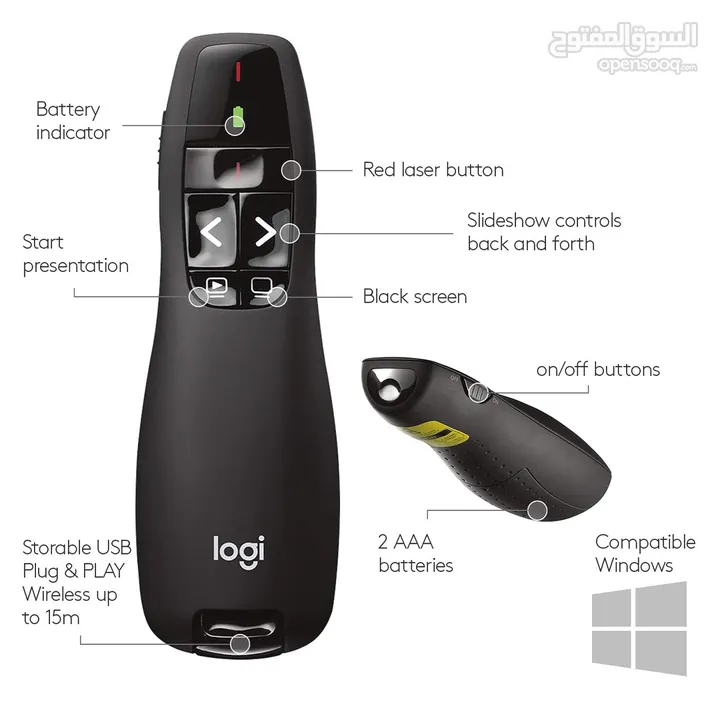Logitech Wireless Presenter R400 - جهاز تحكم من لوجيتك !
