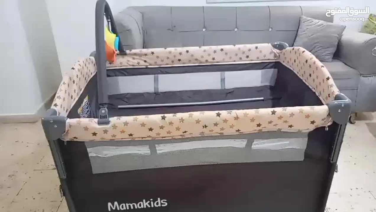 سرير وحباسة اطفال  mama kids