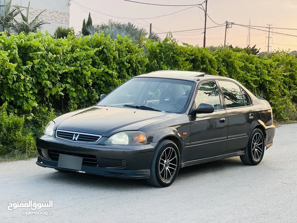 هوندا سيفيك مطور 1600 بنزين جير عادي لعشاق السيارات اليابانيه المميزه