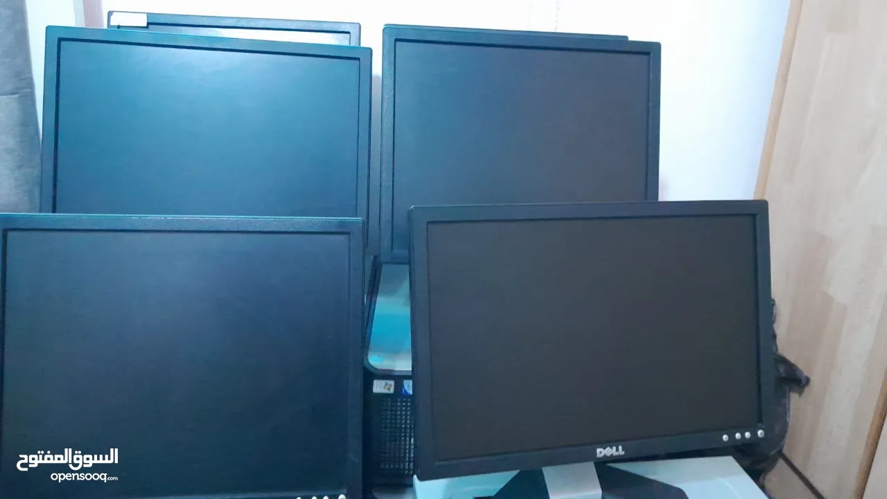 متوفر كمبيوترات نوع dell  4GB RAM Core i2المعالج 128 ssd  260GB مع شاشة وكيبورد وماوس