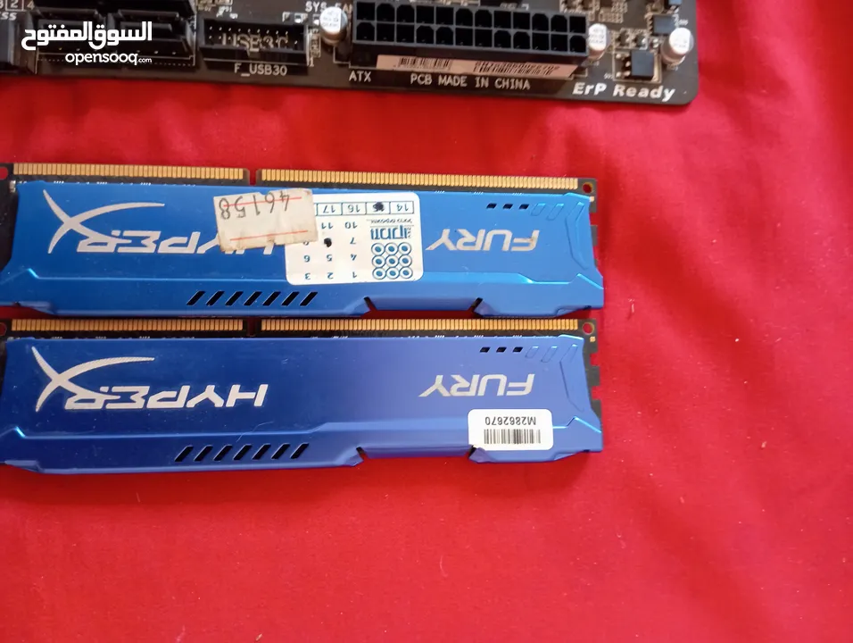 كرت شاشة GTX1070ti مع حبتين رام كلو شغال