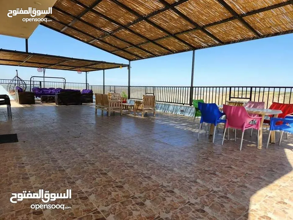 شاليه غرفتين نوم افخم اطلالة على سد الوحدة (20 دقيقة شمال اربد)